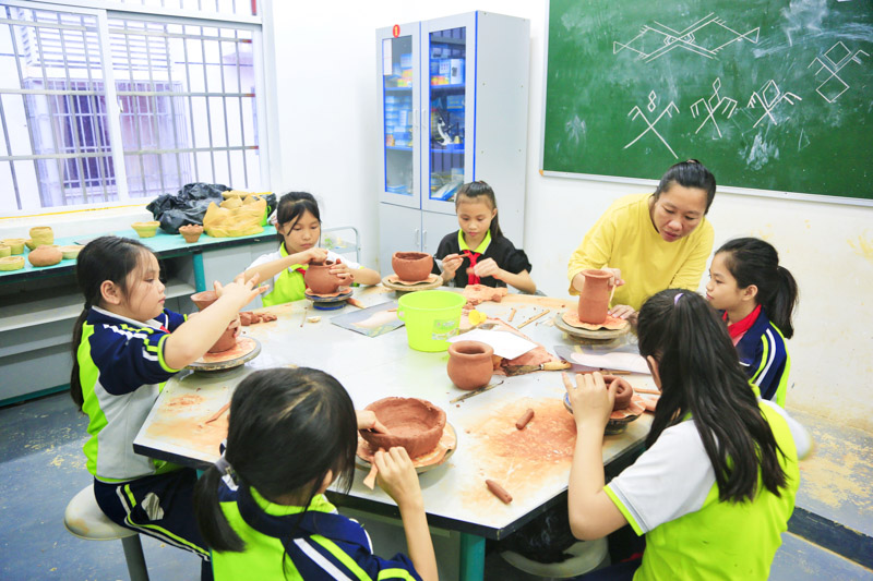 黎陶課程現場。紅塘小學供圖